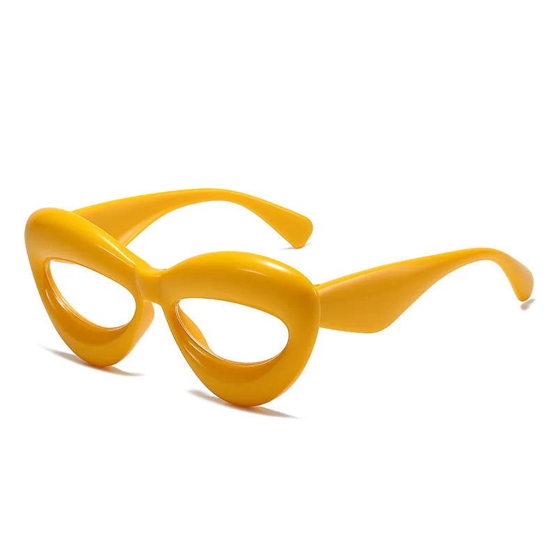 R55579 Vintage Punk Lip Glasses – Bold Y2K Fashion for Modern Edge